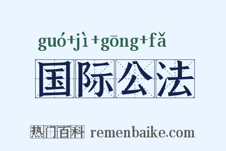 国际公法是什么意思的图片